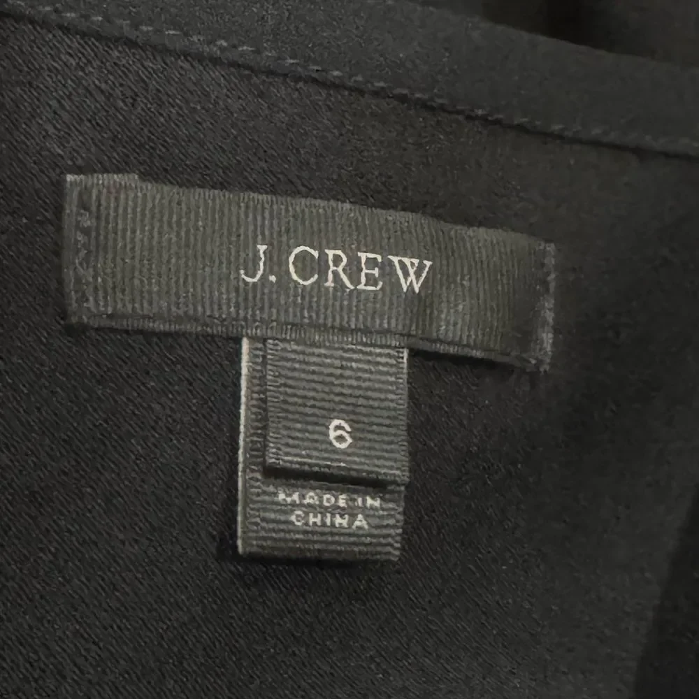 J. Crew Black Blouse Top Women’s 6